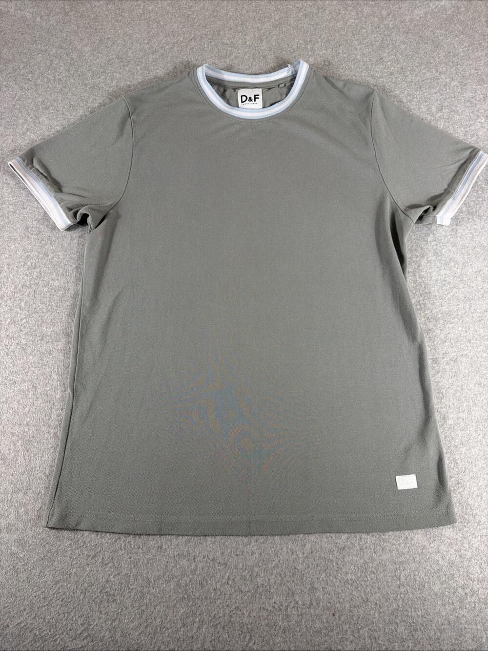 D & F Rocky Singh Men’s T-Shirt, Size XL, Preppy Men’s Shirt